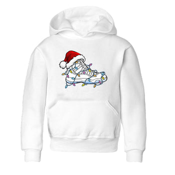 AJ11 Retro Legend Blue shirts to match jordans Christmas Light Sneaker best t shirts to wear with jordans 11s Legend Blue match shoes to clothes SNRT Sneaker Tees Youth Baby White 2 tee