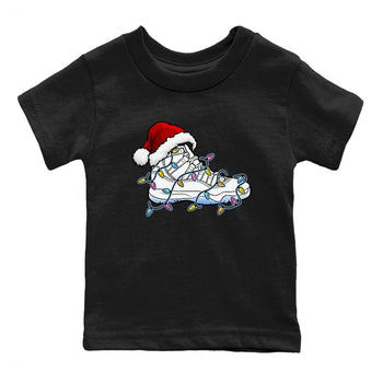 AJ11 Retro Legend Blue shirts to match jordans Christmas Light Sneaker best t shirts to wear with jordans 11s Legend Blue match shoes to clothes SNRT Sneaker Tees Youth Baby Black 2 tee