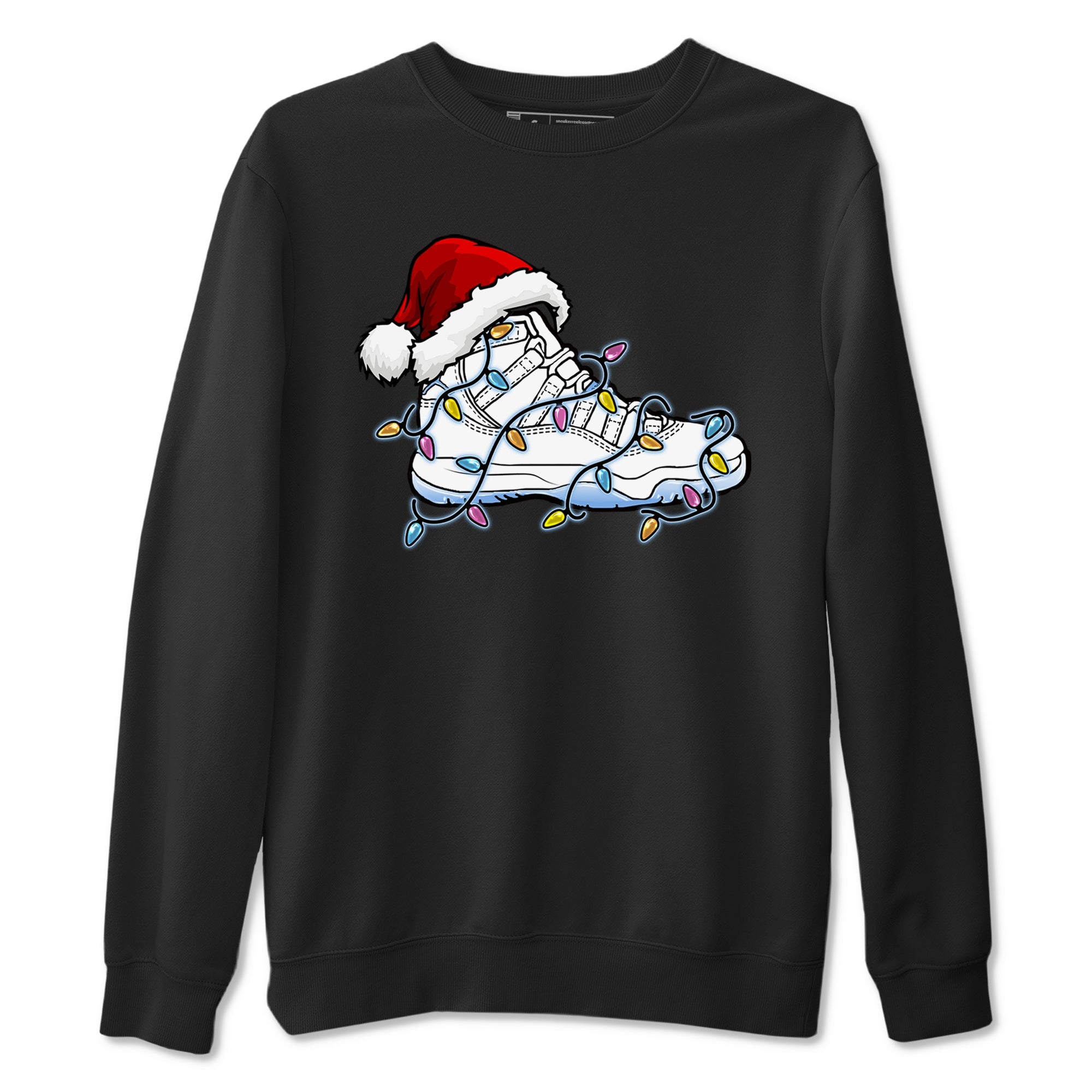 AJ11 Retro Legend Blue shirts to match jordans Christmas Light Sneaker best t shirts to wear with jordans 11s Legend Blue match shoes to clothes SNRT Sneaker Tees unisex cotton Black 2 shirts