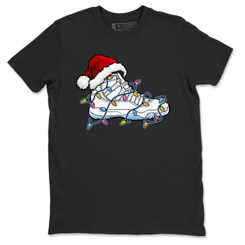 AJ11 Retro Legend Blue shirts to match jordans Christmas Light Sneaker best t shirts to wear with jordans 11s Legend Blue match shoes to clothes SNRT Sneaker Tees unisex cotton Black 2 shirts