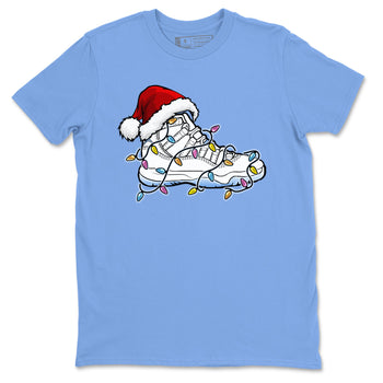 AJ11 Retro Legend Blue shirts to match jordans Christmas Light Sneaker best t shirts to wear with jordans 11s Legend Blue match shoes to clothes SNRT Sneaker Tees unisex cotton Carolina Blue 2 shirts