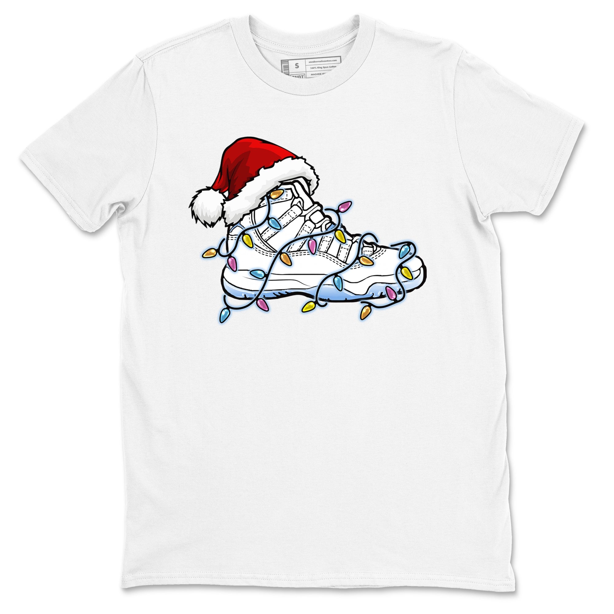 AJ11 Retro Legend Blue shirts to match jordans Christmas Light Sneaker best t shirts to wear with jordans 11s Legend Blue match shoes to clothes SNRT Sneaker Tees unisex cotton White 2 shirts