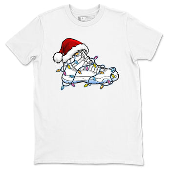 AJ11 Retro Legend Blue shirts to match jordans Christmas Light Sneaker best t shirts to wear with jordans 11s Legend Blue match shoes to clothes SNRT Sneaker Tees unisex cotton White 2 shirts
