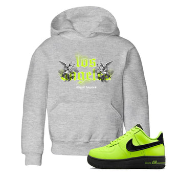 AF 1 Volt shirts to match jordans City Of Angeles sneaker match tees Air Force 1 Low Dance Volt match shoes to clothes SNRT Sneaker Tees Youth Baby Heather Grey 1 tee