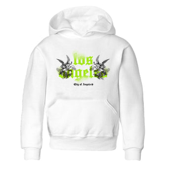 AF 1 Volt shirts to match jordans City Of Angeles sneaker match tees Air Force 1 Low Dance Volt match shoes to clothes SNRT Sneaker Tees Youth Baby White 2 tee