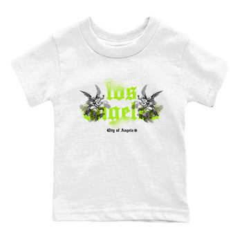 AF 1 Volt shirts to match jordans City Of Angeles sneaker match tees Air Force 1 Low Dance Volt match shoes to clothes SNRT Sneaker Tees Youth Baby White 2 tee