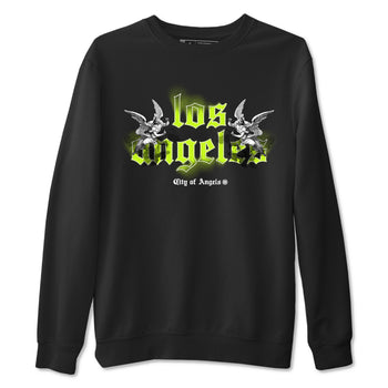 AF 1 Volt shirts to match jordans City Of Angeles sneaker match tees Air Force 1 Low Dance Volt match shoes to clothes SNRT Sneaker Tees unisex cotton Black 2 shirts