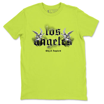 AF 1 Volt shirts to match jordans City Of Angeles sneaker match tees Air Force 1 Low Dance Volt match shoes to clothes SNRT Sneaker Tees unisex cotton Safety Green 2 shirts