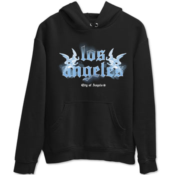 Air Jordan 11s Legend Blue shirts to match jordans City Of Angeles sneaker match tees Air Jordan 11 Retro Legend Blue match shoes to clothes SNRT Sneaker Tees unisex cotton Black 2 shirts