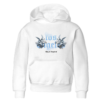 Air Jordan 11s Legend Blue shirts to match jordans City Of Angeles sneaker match tees Air Jordan 11 Retro Legend Blue match shoes to clothes SNRT Sneaker Tees Youth Baby White 2 tee