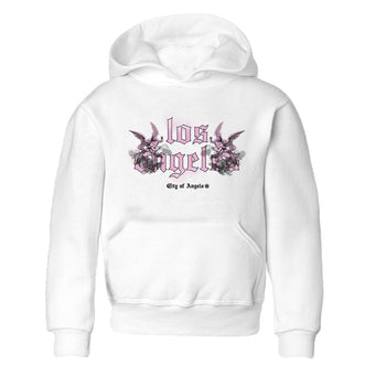 4s Retro Orchid shirts to match jordans City Of Angeles sneaker match tees Air Jordan 4 WMNS Orchid match shoes to clothes SNRT Sneaker Tees Youth Baby White 2 tee