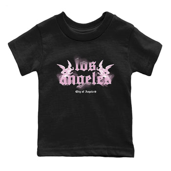 4s Retro Orchid shirts to match jordans City Of Angeles sneaker match tees Air Jordan 4 WMNS Orchid match shoes to clothes SNRT Sneaker Tees Youth Baby Black 2 tee