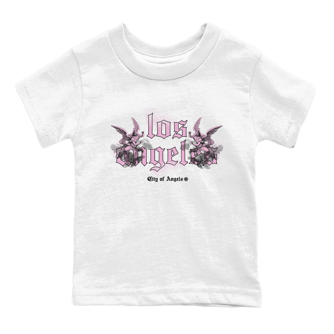 4s Retro Orchid shirts to match jordans City Of Angeles sneaker match tees Air Jordan 4 WMNS Orchid match shoes to clothes SNRT Sneaker Tees Youth Baby White 2 tee