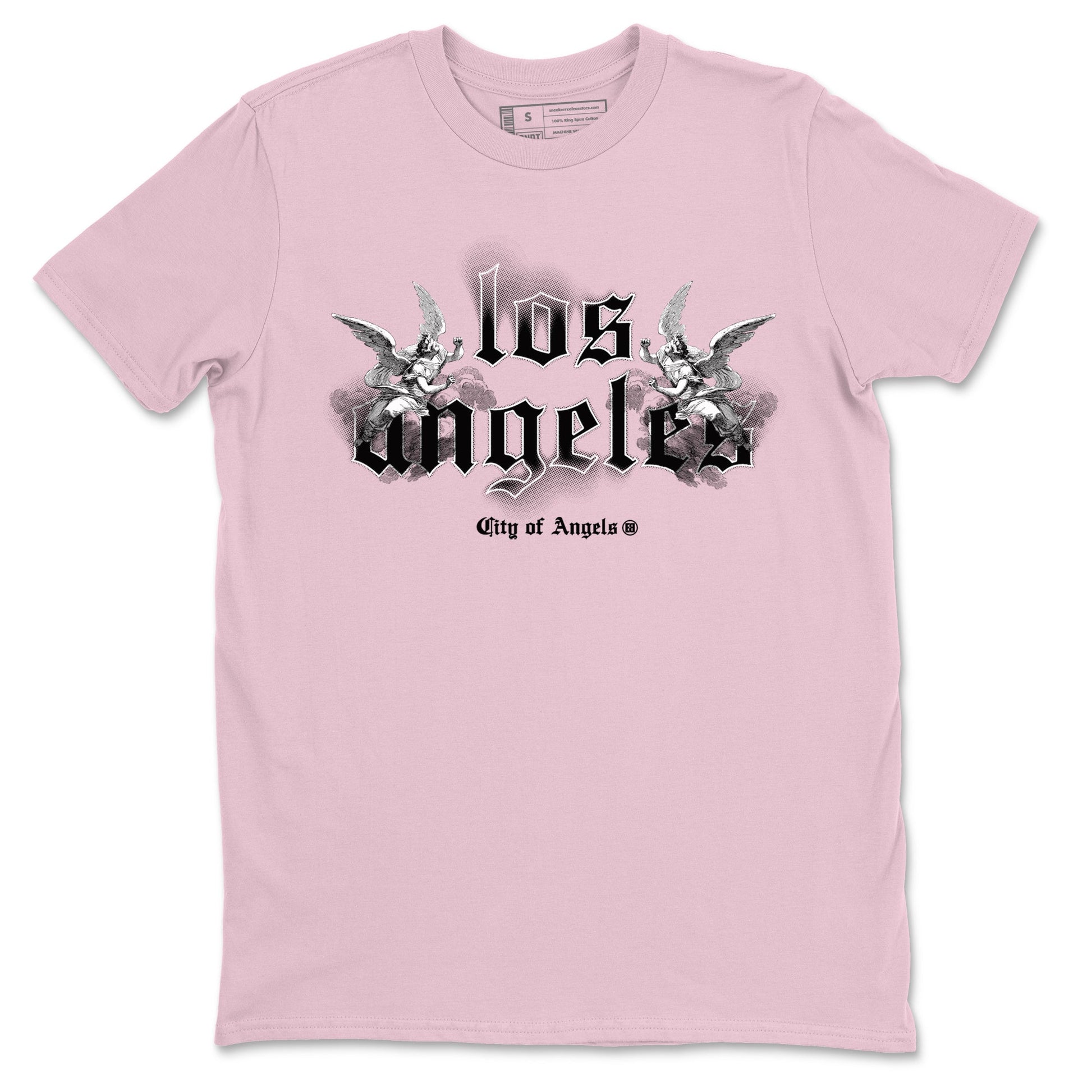 4s Retro Orchid shirts to match jordans City Of Angeles sneaker match tees Air Jordan 4 WMNS Orchid match shoes to clothes SNRT Sneaker Tees unisex cotton Pink 2 shirts