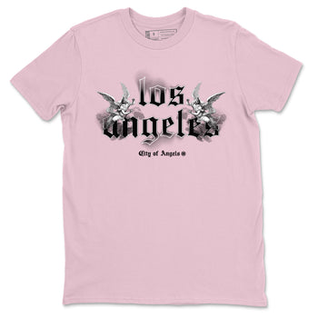4s Retro Orchid shirts to match jordans City Of Angeles sneaker match tees Air Jordan 4 WMNS Orchid match shoes to clothes SNRT Sneaker Tees unisex cotton Pink 2 shirts