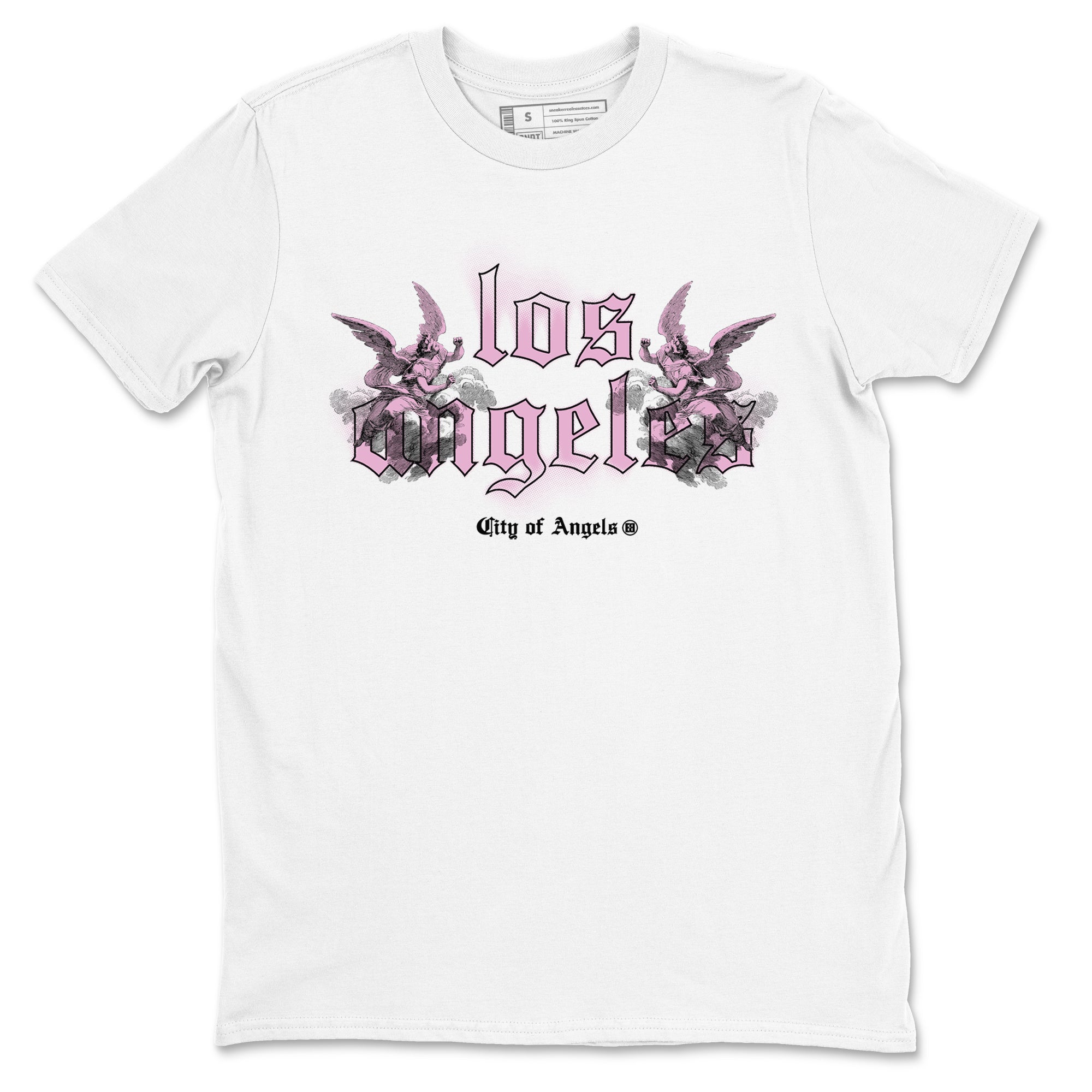 4s Retro Orchid shirts to match jordans City Of Angeles sneaker match tees Air Jordan 4 WMNS Orchid match shoes to clothes SNRT Sneaker Tees unisex cotton White 2 shirts