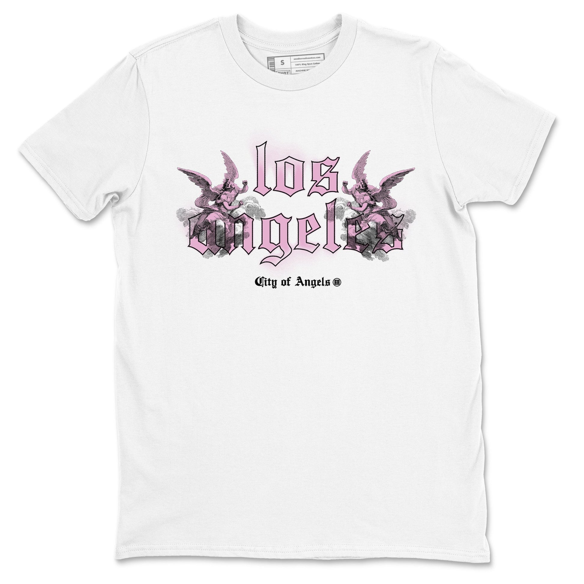 4s Retro Orchid shirts to match jordans City Of Angeles sneaker match tees Air Jordan 4 WMNS Orchid match shoes to clothes SNRT Sneaker Tees unisex cotton White 2 shirts