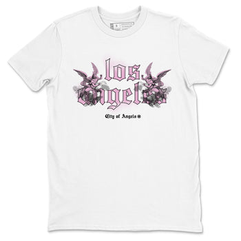 4s Retro Orchid shirts to match jordans City Of Angeles sneaker match tees Air Jordan 4 WMNS Orchid match shoes to clothes SNRT Sneaker Tees unisex cotton White 2 shirts