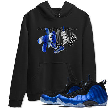 Air Foamposite One Royal shirts to match jordans Clothesline sneaker match tees Foams One Royal match shoes to clothes SNRT Sneaker Tees unisex cotton Black 1 shirts