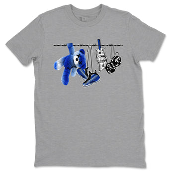 Air Foamposite One Royal shirts to match jordans Clothesline sneaker match tees Foams One Royal match shoes to clothes SNRT Sneaker Tees unisex cotton Heather Grey 2 shirts