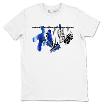 Air Foamposite One Royal shirts to match jordans Clothesline sneaker match tees Foams One Royal match shoes to clothes SNRT Sneaker Tees unisex cotton White 2 shirts