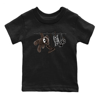 1s Travis Scott Velvet Brown shirts to match jordans Clothesline best t shirts to wear with jordans Travis Scott x Air Jordan 1 Low OG Velvet Brown match shoes to clothes SNRT Sneaker Tees Youth Baby Black 2 tee