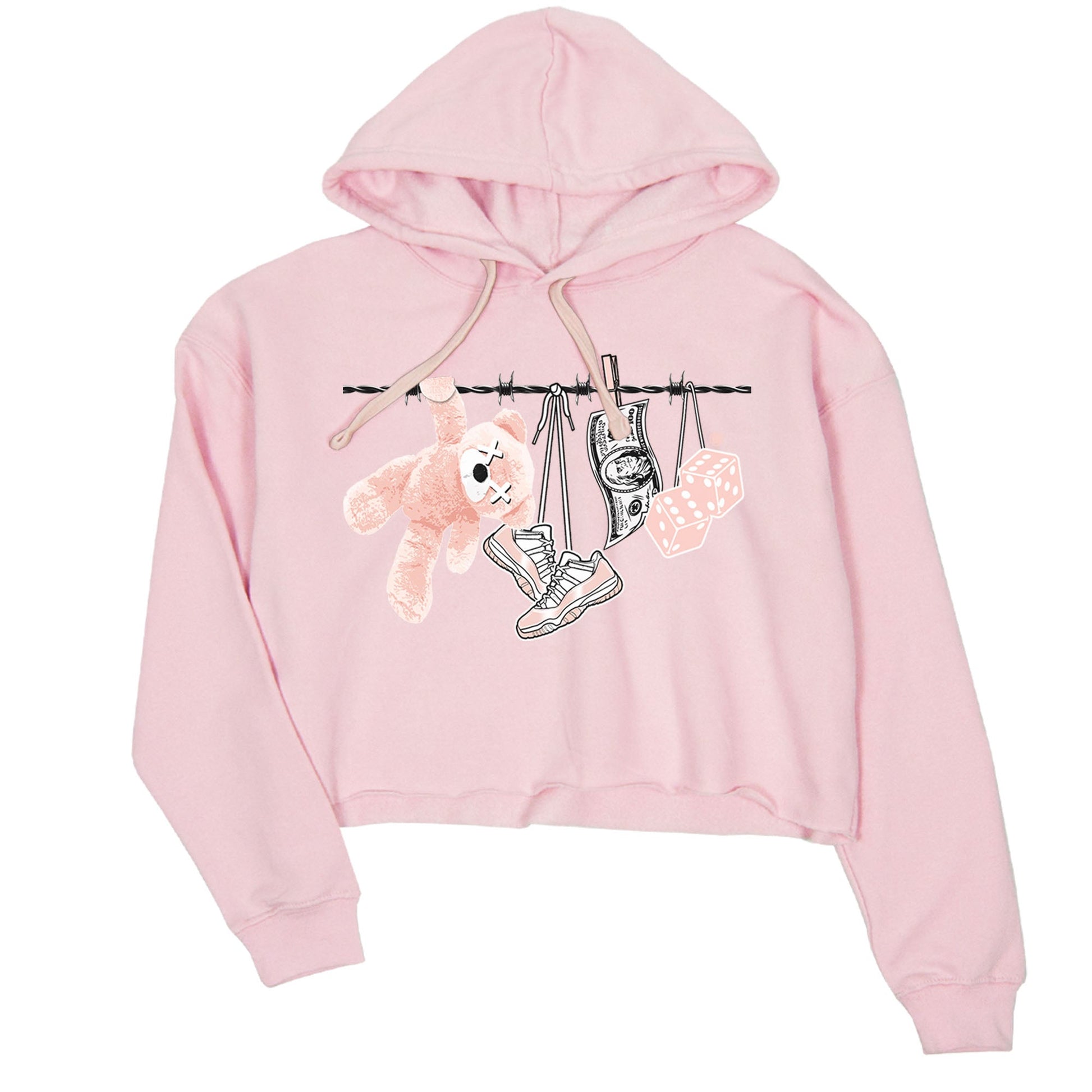 11s Legend Pink shirts to match jordans Clothesline sneaker match tees Air Jordan 11 Legend Pink SNRT Sneaker Tees streetwear brand Pink 2 crop tee