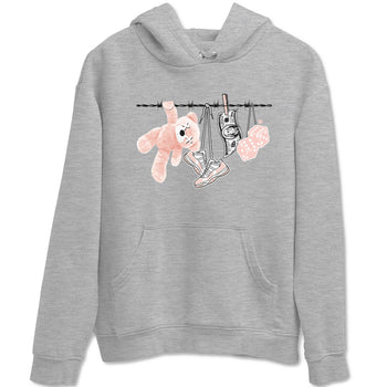 11s Legend Pink shirts to match jordans Clothesline sneaker match tees Air Jordan 11 Legend Pink SNRT Sneaker Tees streetwear brand Heather Grey 2 unisex cotton tee
