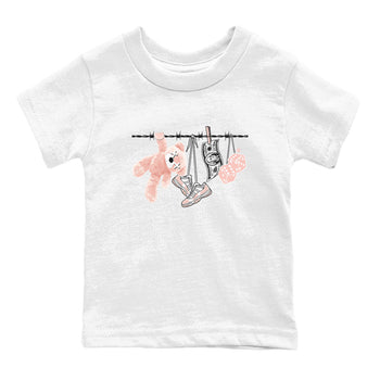 11s Legend Pink shirts to match jordans Clothesline sneaker match tees Air Jordan 11 Legend Pink SNRT Sneaker Tees streetwear brand Baby and Youth White 2 cotton tee