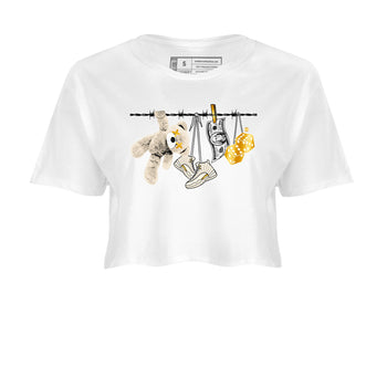 12s Phantom shirts to match jordans Clothesline sneaker match tees Air Jordan 12 WMNS Phantom match shoes to clothes SNRT Sneaker Tees unisex cotton White 2 crop tee