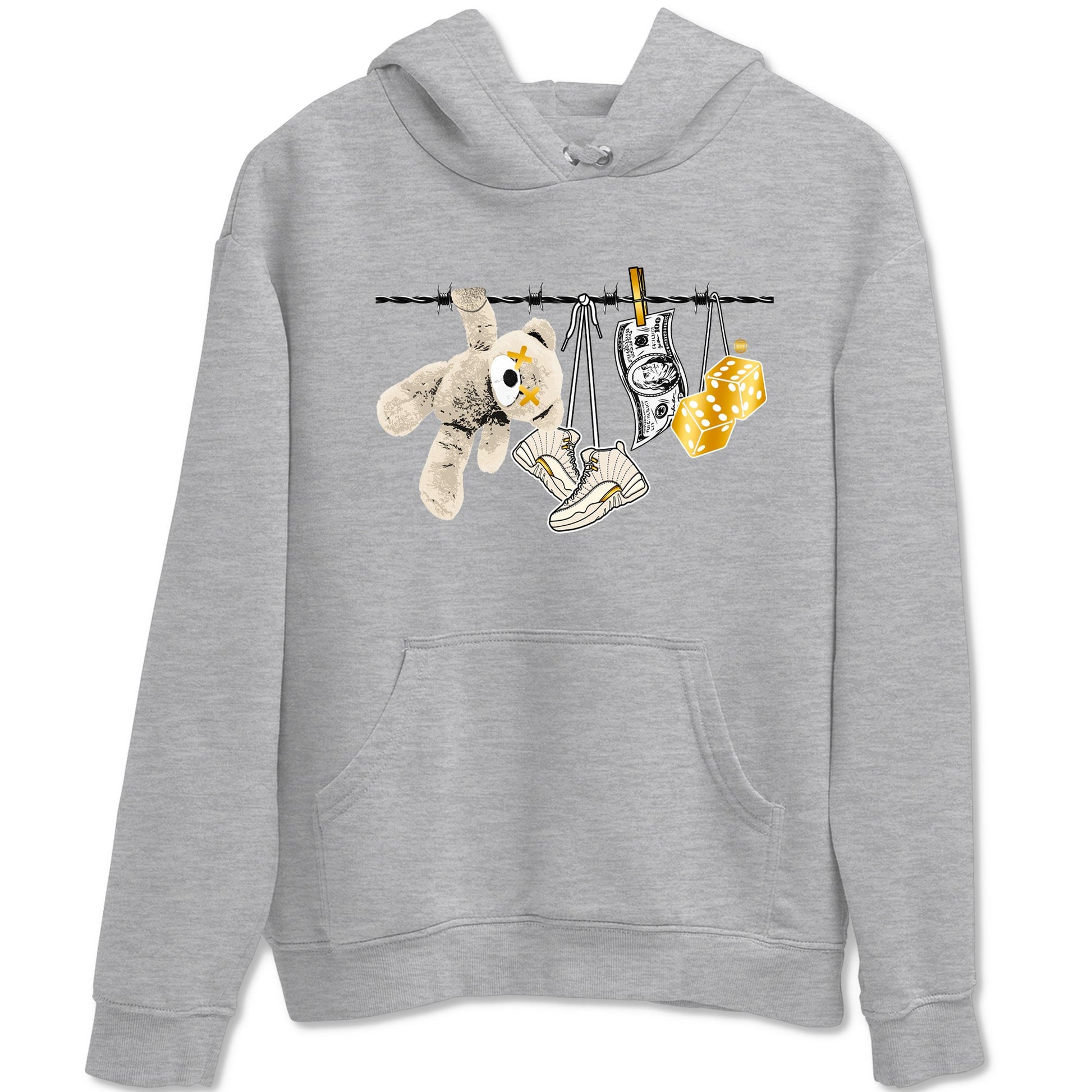 12s Phantom shirts to match jordans Clothesline sneaker match tees Air Jordan 12 WMNS Phantom match shoes to clothes SNRT Sneaker Tees unisex cotton Heather Grey 2 shirts