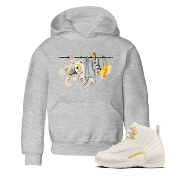 12s Phantom shirts to match jordans Clothesline sneaker match tees Air Jordan 12 WMNS Phantom match shoes to clothes SNRT Sneaker Tees Youth Baby Heather Grey 1 tee