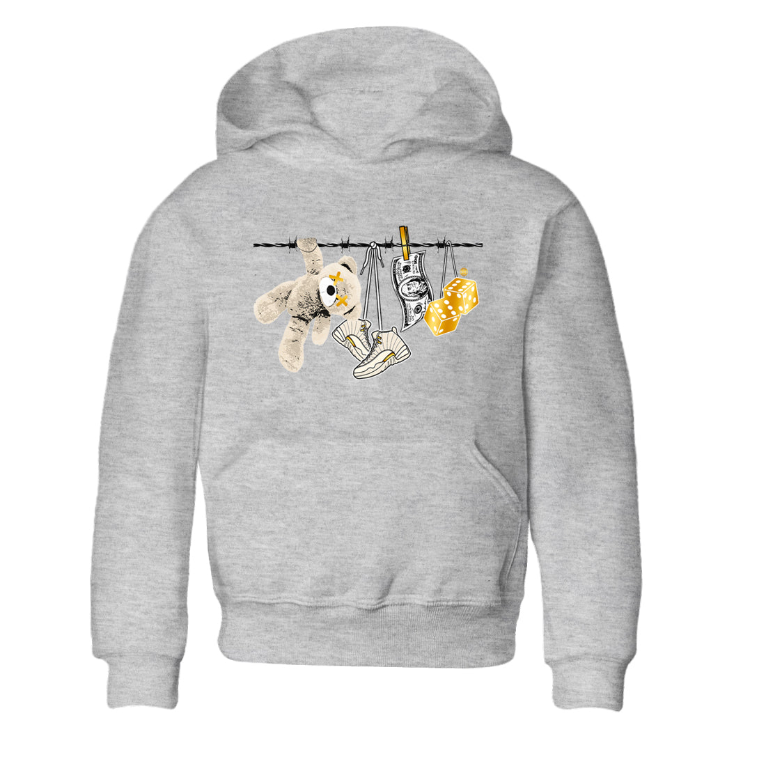 12s Phantom shirts to match jordans Clothesline sneaker match tees Air Jordan 12 WMNS Phantom match shoes to clothes SNRT Sneaker Tees Youth Baby Heather Grey 2 tee