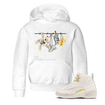 12s Phantom shirts to match jordans Clothesline sneaker match tees Air Jordan 12 WMNS Phantom match shoes to clothes SNRT Sneaker Tees Youth Baby White 1 tee