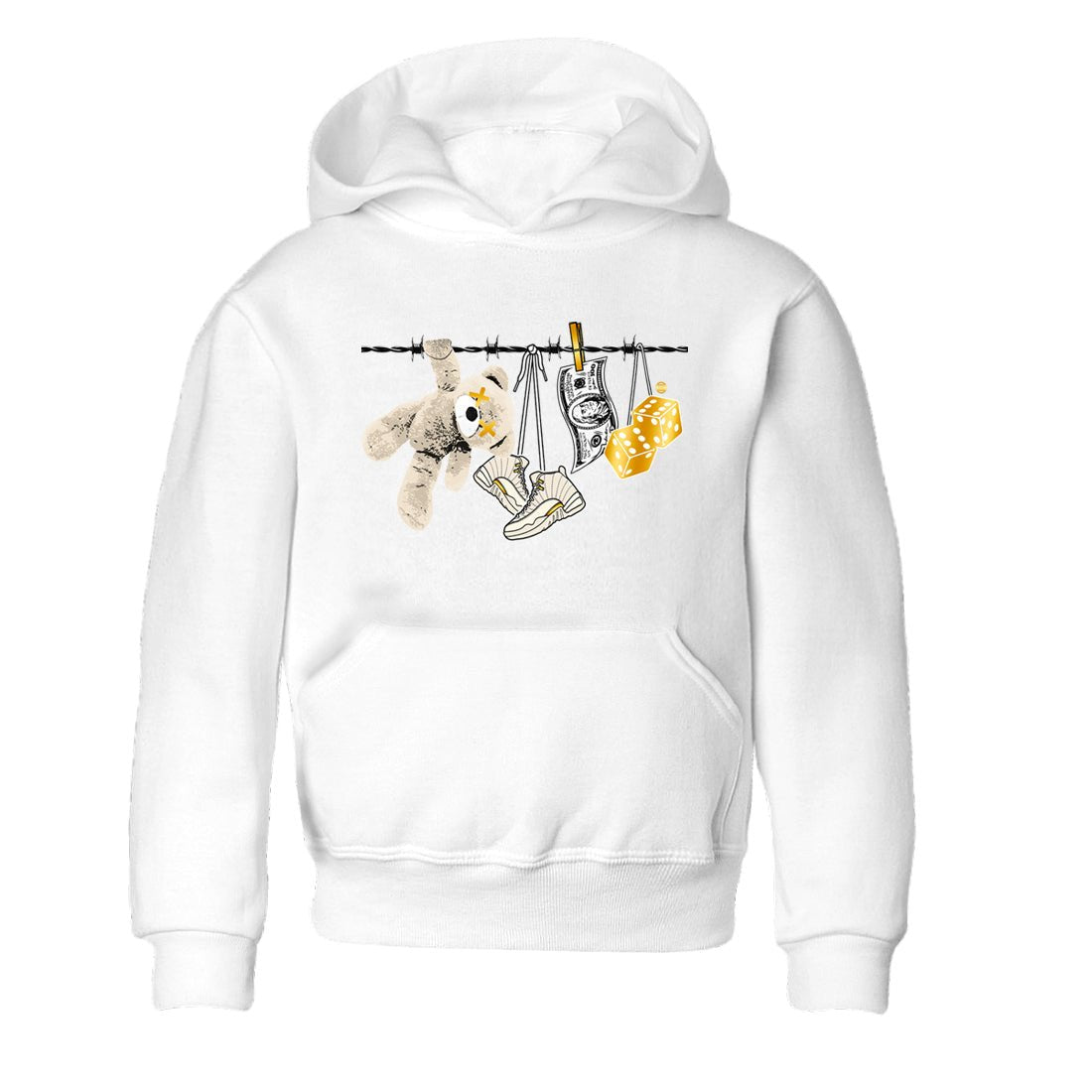 12s Phantom shirts to match jordans Clothesline sneaker match tees Air Jordan 12 WMNS Phantom match shoes to clothes SNRT Sneaker Tees Youth Baby White 2 tee