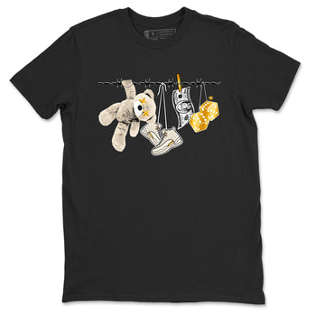 12s Phantom shirts to match jordans Clothesline sneaker match tees Air Jordan 12 WMNS Phantom match shoes to clothes SNRT Sneaker Tees unisex cotton Black 2 shirts
