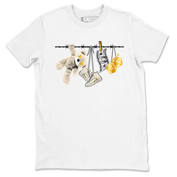 12s Phantom shirts to match jordans Clothesline sneaker match tees Air Jordan 12 WMNS Phantom match shoes to clothes SNRT Sneaker Tees unisex cotton White 2 shirts
