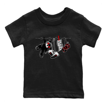 12s Taxi Flip shirt to match jordans Clothesline sneaker tees Air Jordan 12 Taxi Flip SNRT sneaker release tees baby toddler Black 2 cotton Shirt