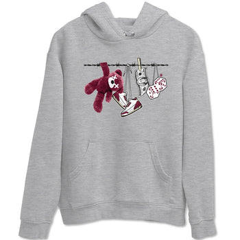 3s A Ma Maniere x Burgundy Crush shirts to match jordans Clothesline sneaker match teesA Ma Maniére x Air Jordan 3 "Burgundy Crush" SNRT Sneaker Tees streetwear brand Heather Grey 2 unisex cotton tee