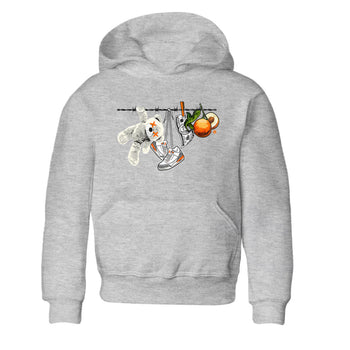 3s Georgia Peach shirt to match jordans Clothesline sneaker tees Air Jordan 3 Retro Georgia Peach SNRT Sneaker release tees baby toddler Heather Grey 2 cotton Shirt