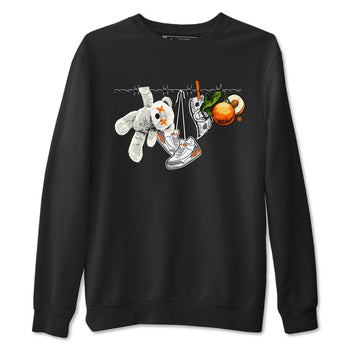 3s Georgia Peach shirt to match jordans Clothesline sneaker tees Air Jordan 3 Retro Georgia Peach SNRT Sneaker Release Tees unisex cotton Black 2 crew neck shirt