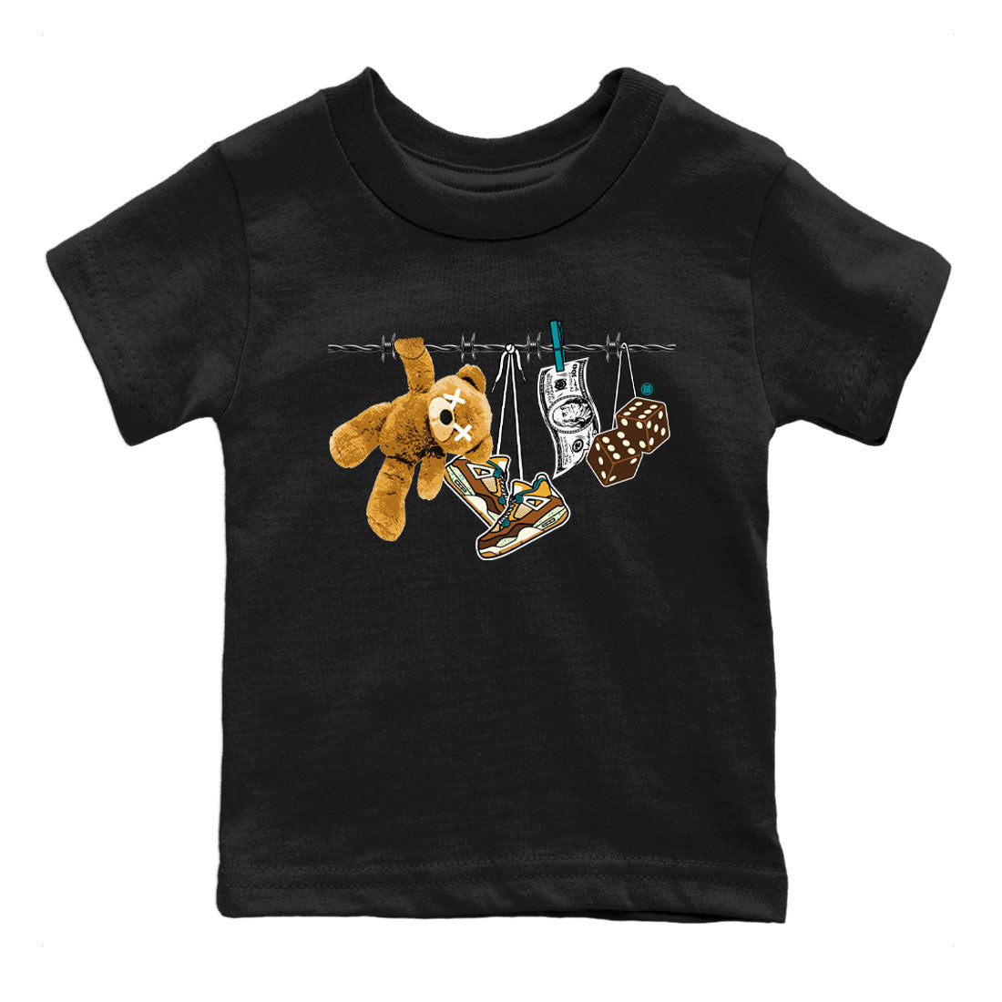 Clothesline SNRT Sneaker Tee Kids - Air Jordan 4 Cacao Wow - SNRT Sneaker Tee