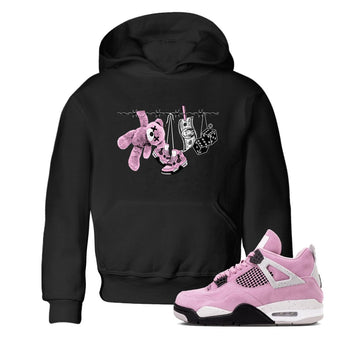 4s Retro Orchid shirts to match jordans Clothesline sneaker match tees Air Jordan 4 WMNS Orchid match shoes to clothes SNRT Sneaker Tees Youth Baby Black 1 tee