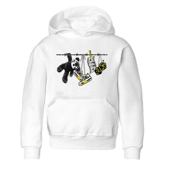 Air Jordan 4 Vivid Sulfur shirt to match jordans Clothesline sneaker tees 4s Vivid Sulfur SNRT sneaker release tees baby toddler White 2 cotton Shirt