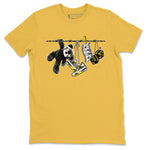 Air Jordan 4 Vivid Sulfur shirt to match jordans Clothesline sneaker tees 4s Vivid Sulfur SNRT Sneaker Release Tees unisex cotton Daisy 2 crew neck shirt