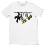 Air Jordan 4 Vivid Sulfur shirt to match jordans Clothesline sneaker tees 4s Vivid Sulfur SNRT Sneaker Release Tees unisex cotton White 2 crew neck shirt