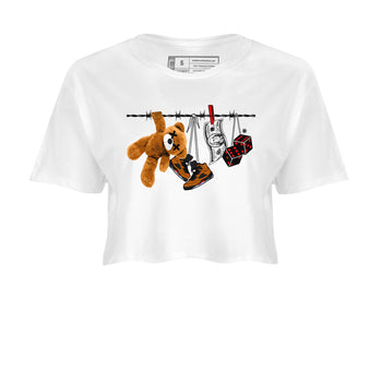 5s Archaeo Brown shirts to match jordans Clothesline sneaker match tees Air Jordan 5 Archaeo Brown match shoes to clothes SNRT Sneaker Tees unisex cotton White 2 crop tee