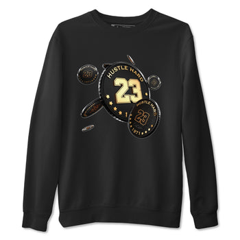 1s Black Metallic Gold shirts to match jordans Coin Drop sneaker match tees Air Jordan 1 Black Metallic Gold SNRT Sneaker Tees streetwear brand Black 2 unisex cotton tee