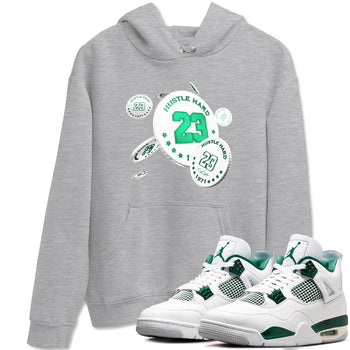 4s Oxidized Green shirts to match jordans Coin Drop sneaker match tees Air Jordan 4 Oxidized Green SNRT Sneaker Tees streetwear brand Heather Grey 1 unisex cotton tee