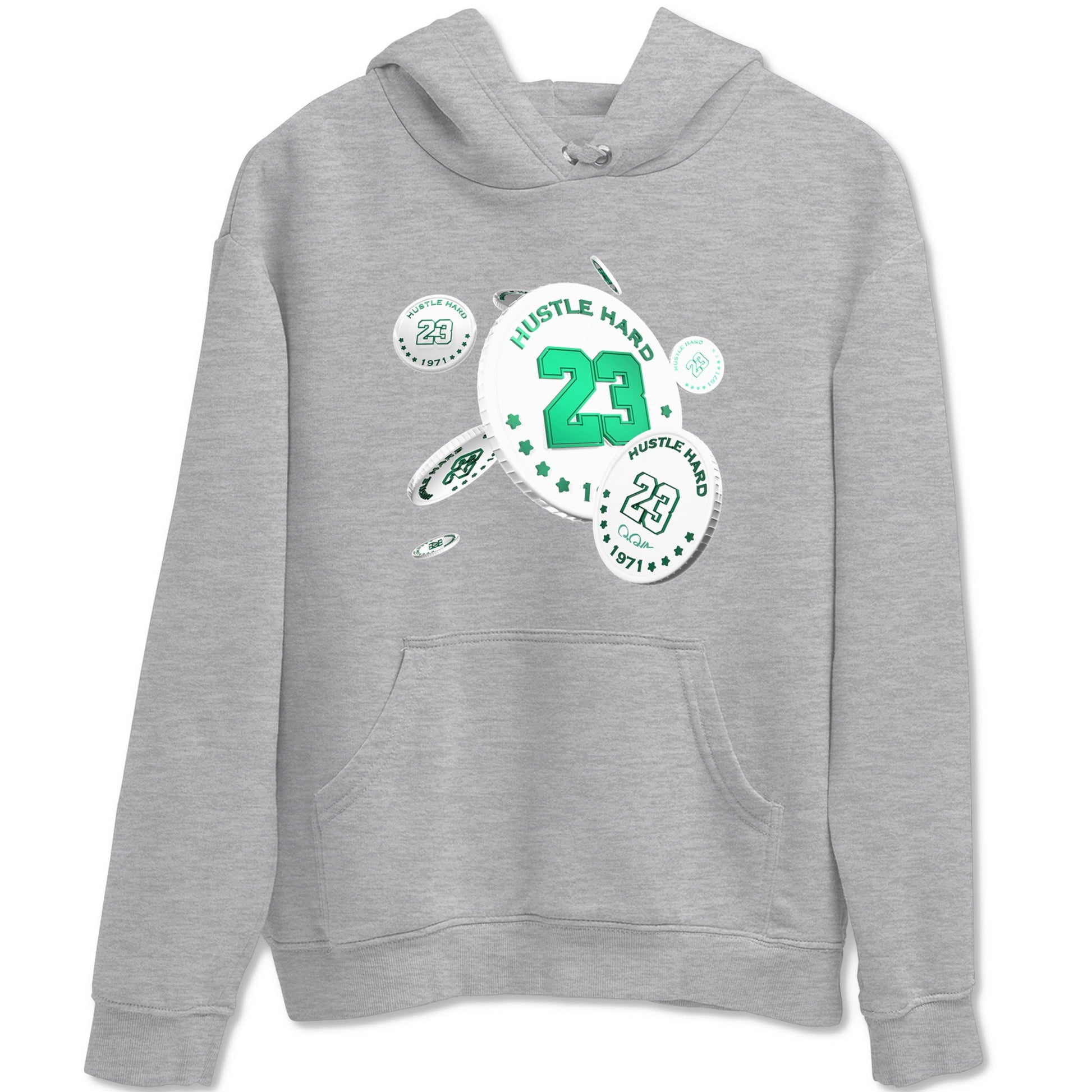 4s Oxidized Green shirts to match jordans Coin Drop sneaker match tees Air Jordan 4 Oxidized Green SNRT Sneaker Tees streetwear brand Heather Grey 2 unisex cotton tee